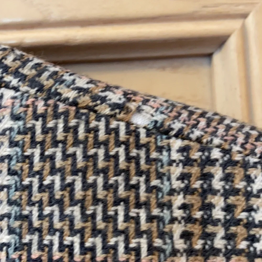 Evan Picone Brown Plaid Blazer - Picture 7 of 10